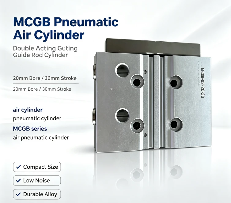 MCGB-03-32-25 Mini Twin-Guide Pneumatic Cylinder